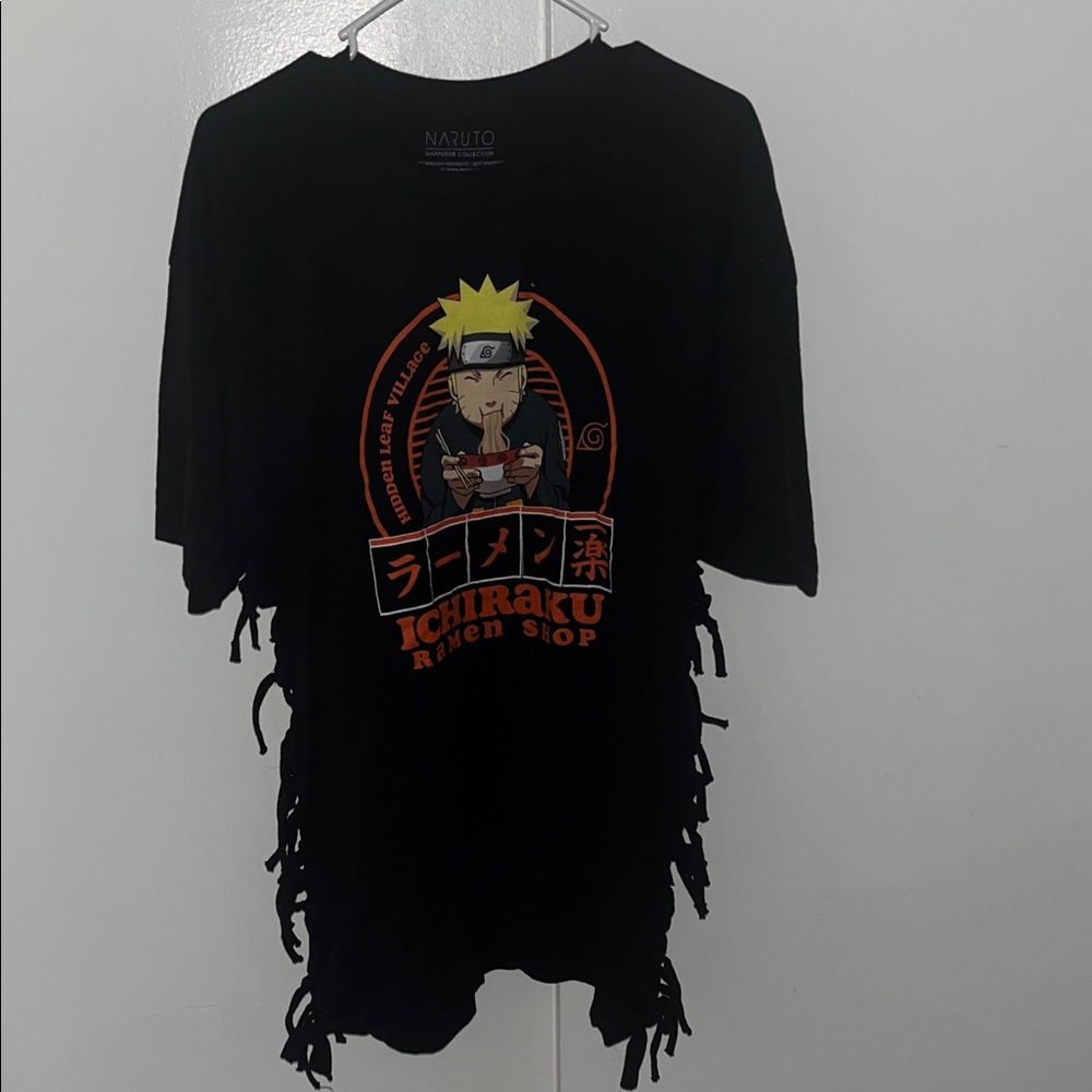 Naruto Ichiraku Ramen Shop Black Custom Dress